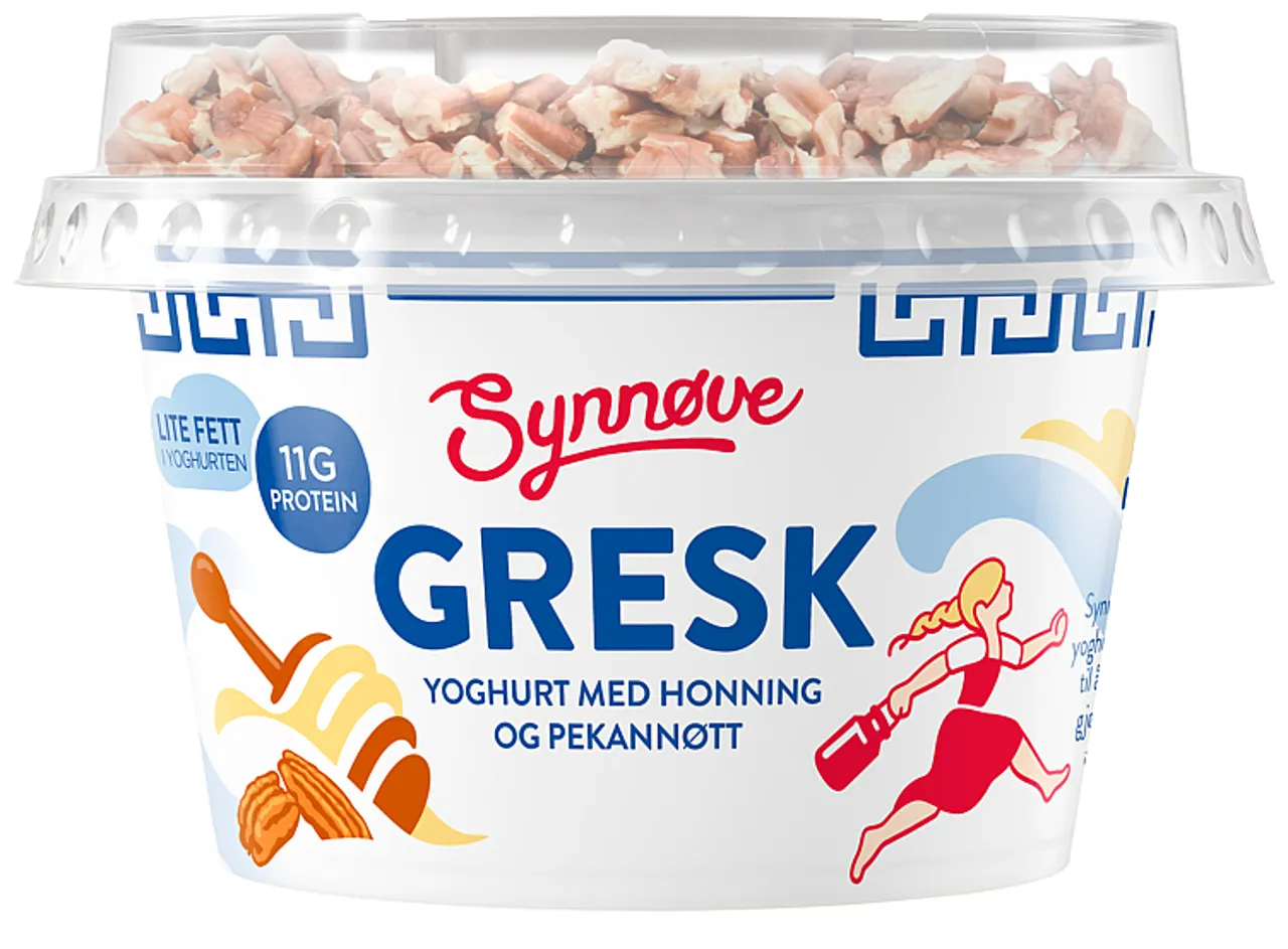 GRESK YOGHURT PEKAN HONNING 160G