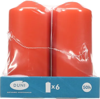 KUBBELYS MATT MANDARIN 7X15CM KUBBELYS MATT MANDARIN 7X15CM