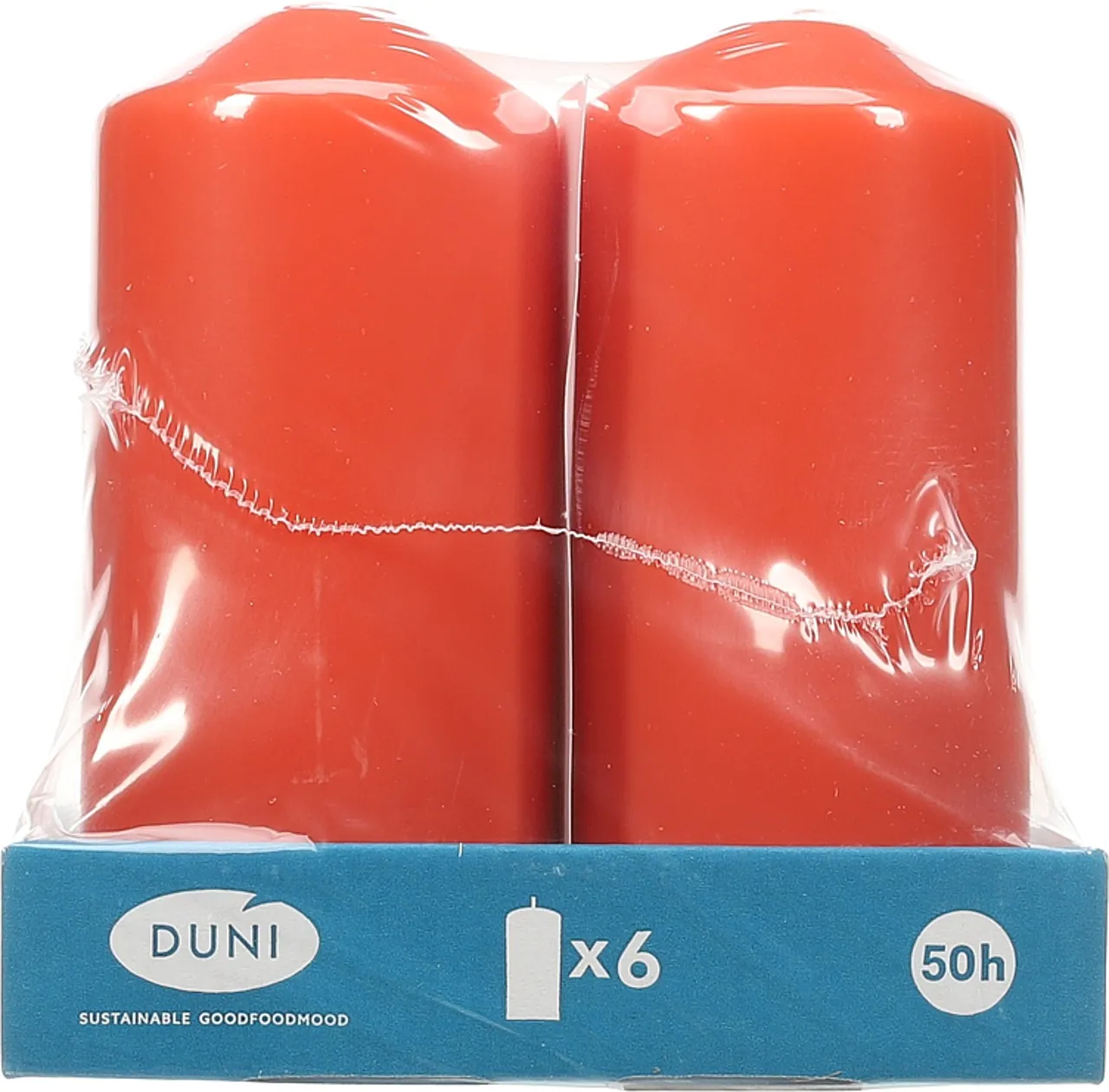 KUBBELYS MATT MANDARIN 7X15CM
