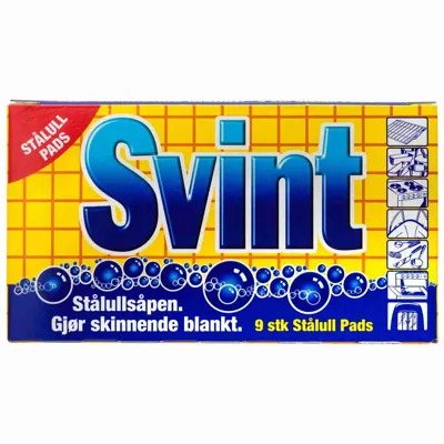 SVINT STÅLULL PADS 9STK SVINT STÅLULL PADS 9STK