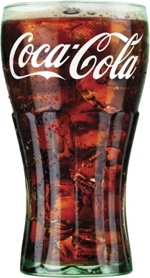 COCA- COLA CONTOUR 0.4L HERDET GLASS COCA- COLA CONTOUR 0.4L HERDET GLASS