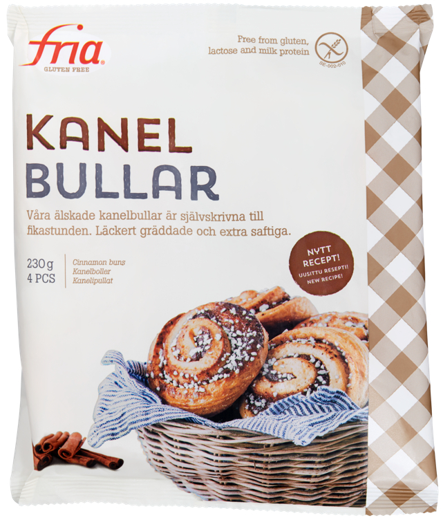 FRIA KANELBOLLER GLUTENFRI 230G