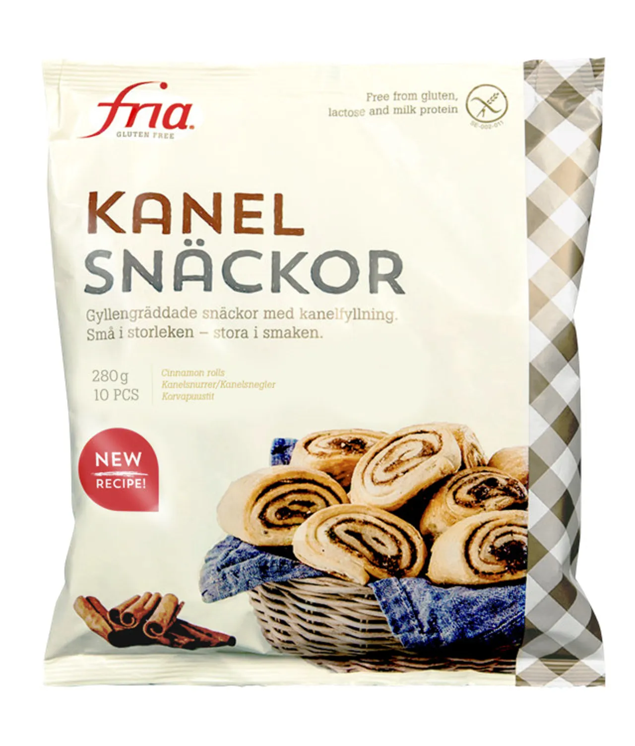 KANELSNURRER GLUTENFRI 280G FRIA