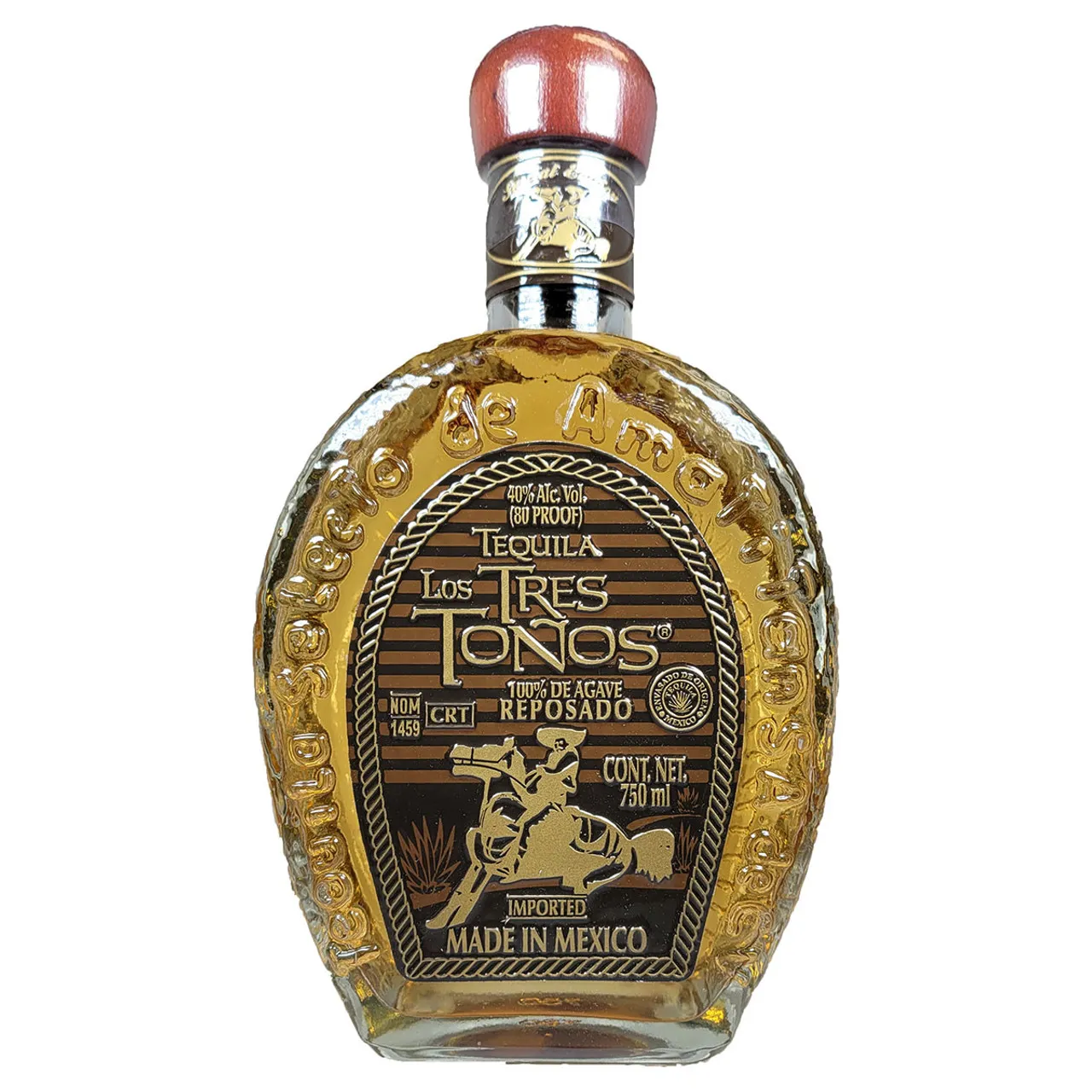 TRES TONOS REPOSADO 38% 70CL