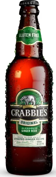 CRABBIES GINGER BEER 4% 12X50CL CRABBIES GINGER BEER 4% 12X50CL