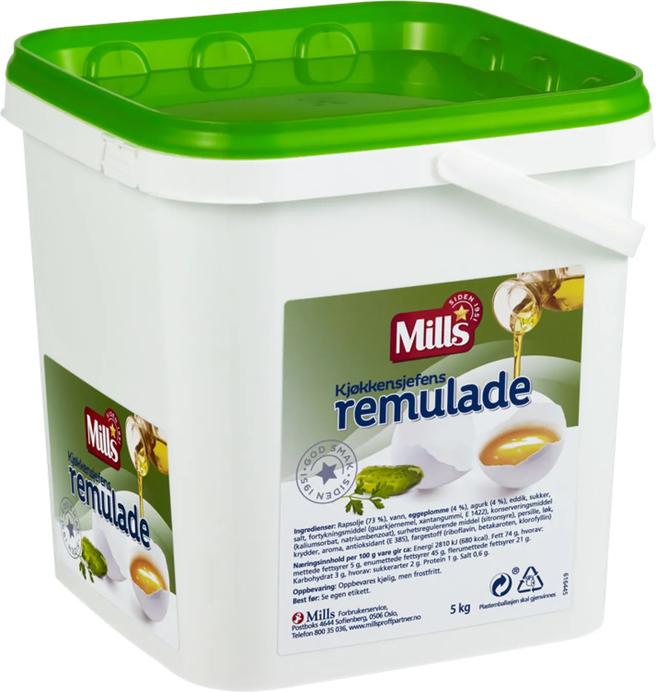 MILLS KJØKKENSJEFENS REMULADE 5KG