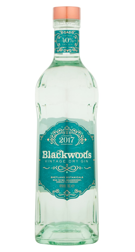 BLACKWOOD´S VINTAGE GIN 2012 40% 70CL