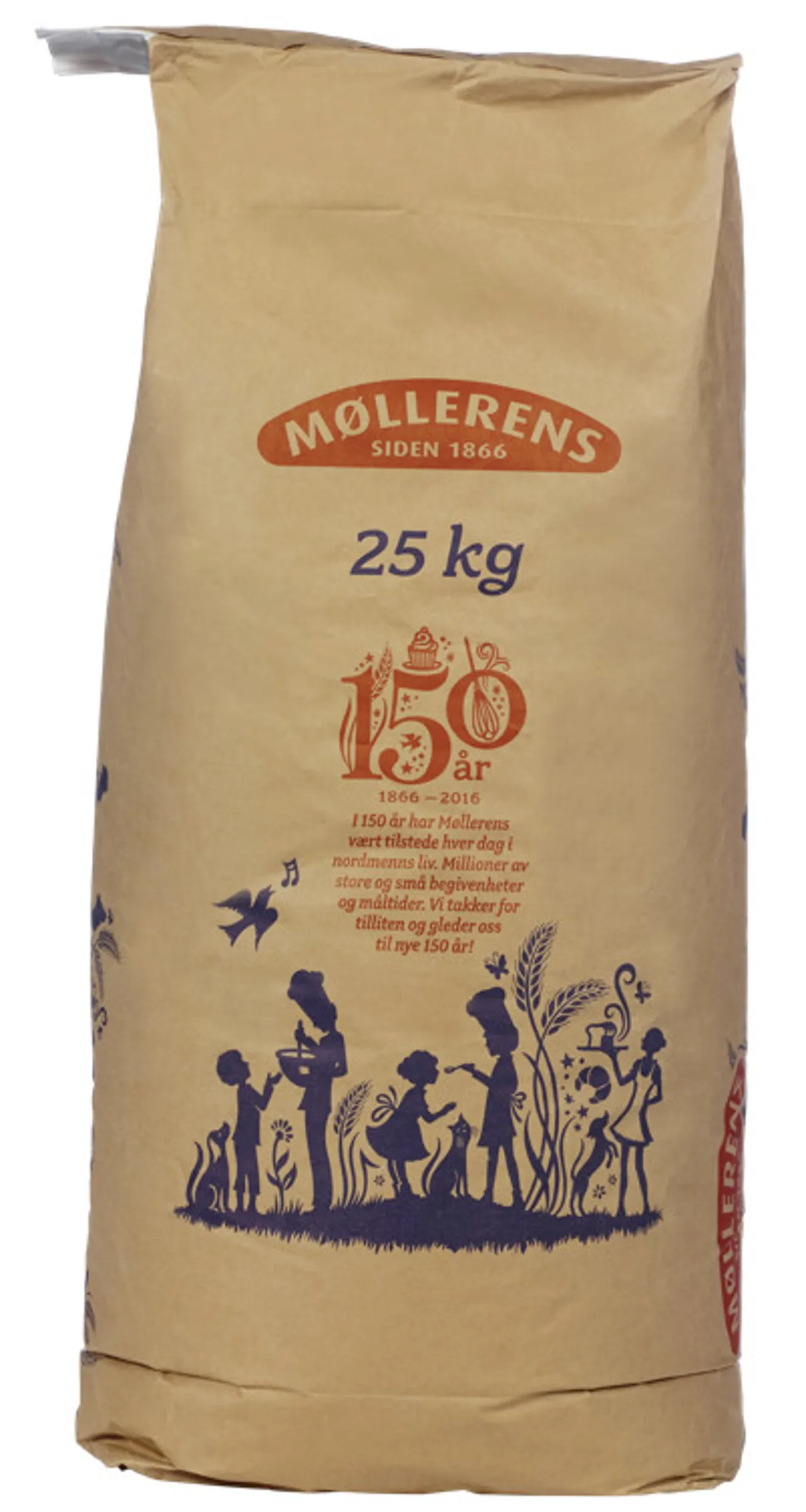 HVETE SAMMALT GROV SEKK 25KG MØLLERENS