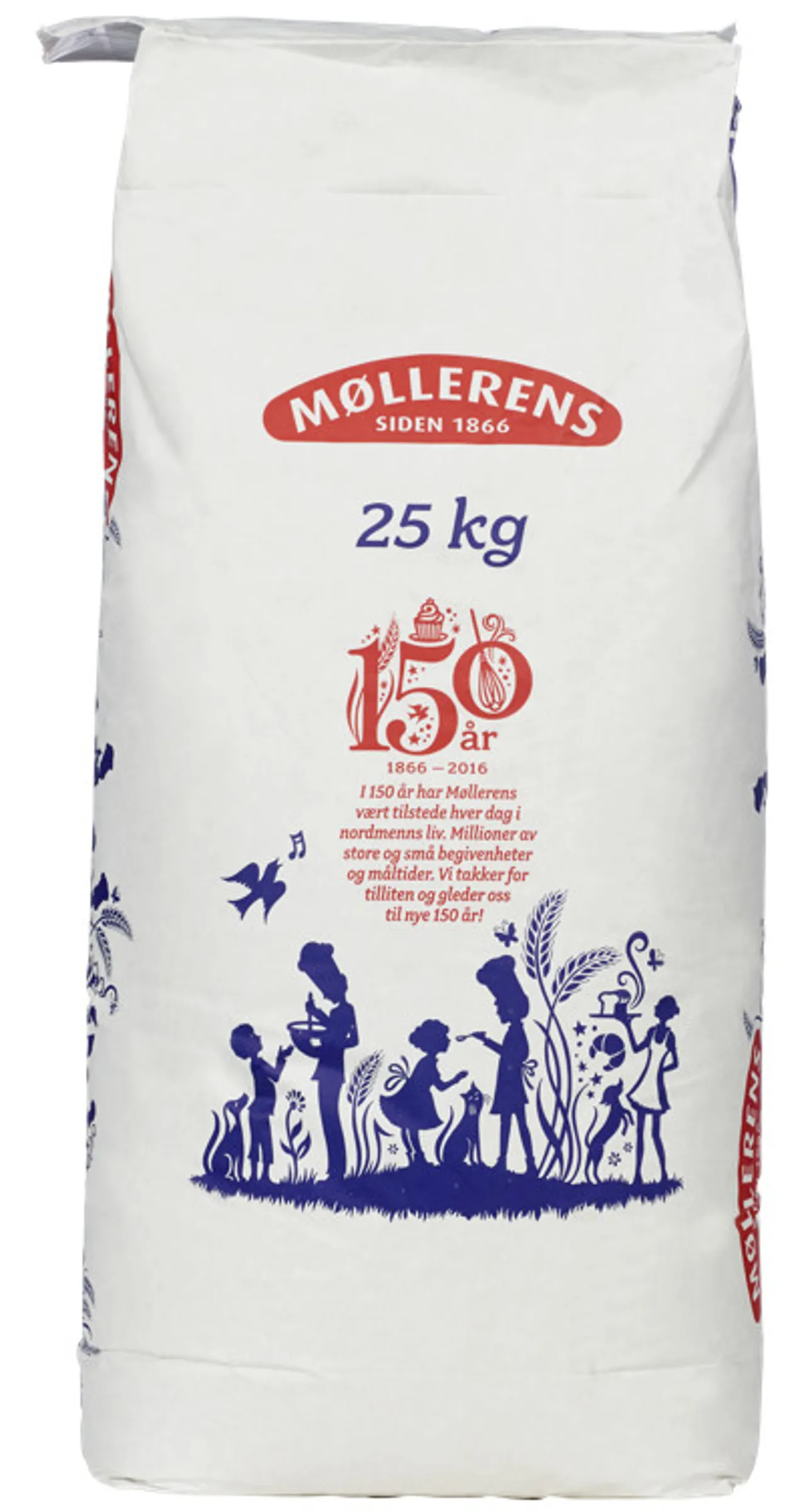 HVETEMEL SIKTET SEKK 25KG MØLLERENS