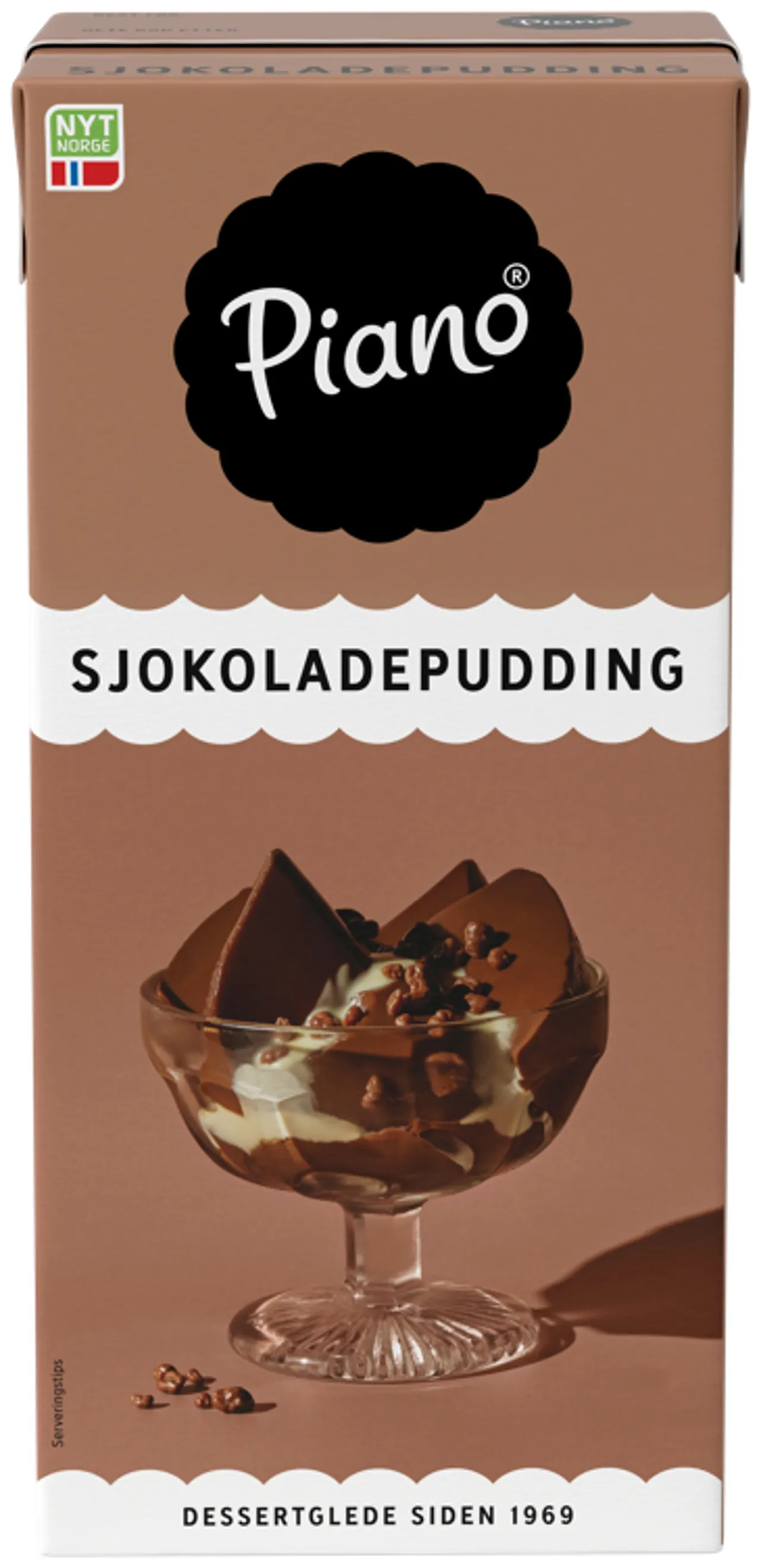 PIANO SJOKO.PUDDING 1L TINE
