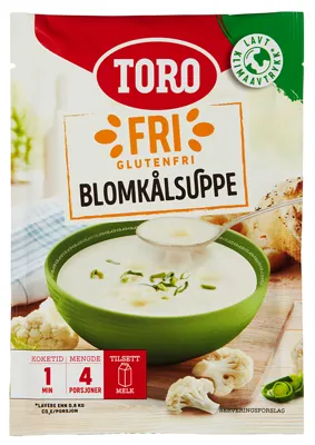 Glutenfri Blomkålsuppe 52 G Toro