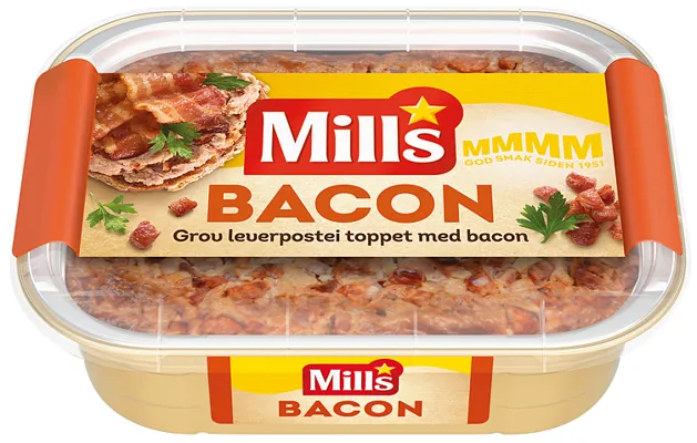 MILLS OVNSBAKT BACONPOSTEI 185G MILLS OVNSBAKT BACONPOSTEI 185G