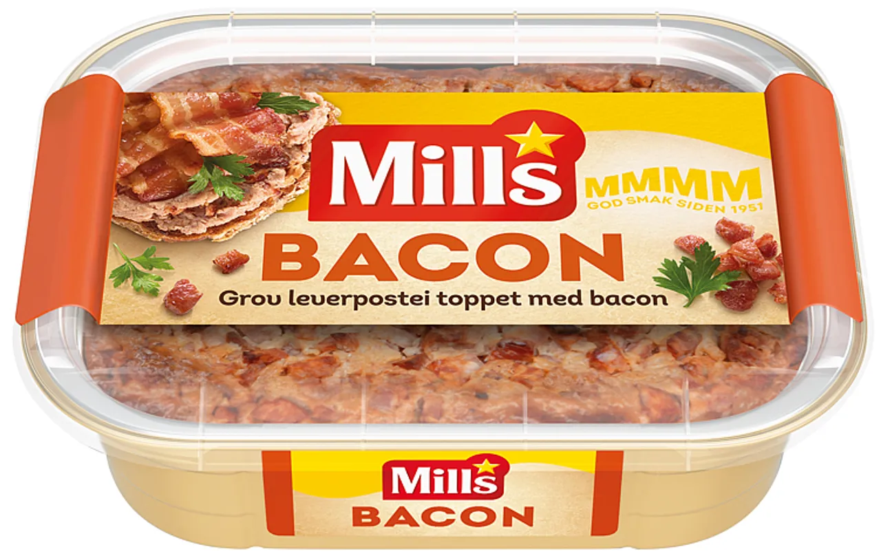 MILLS OVNSBAKT BACONPOSTEI 185G