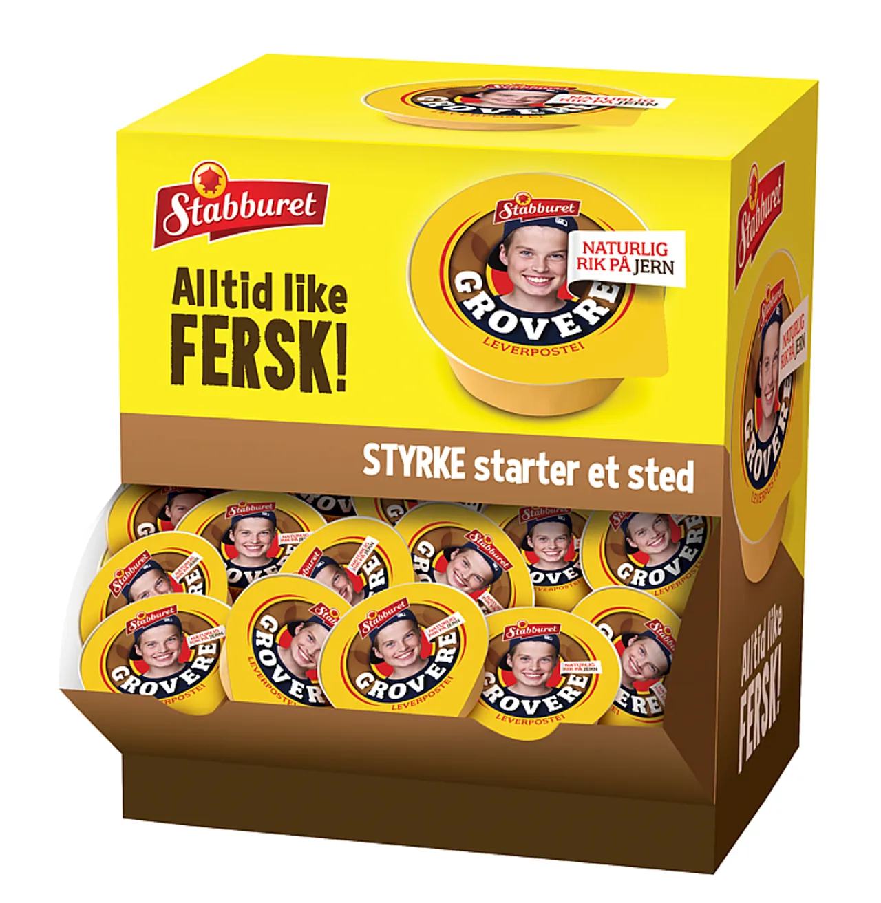 LEVERPOSTEI GROVERE 22G STABBURET