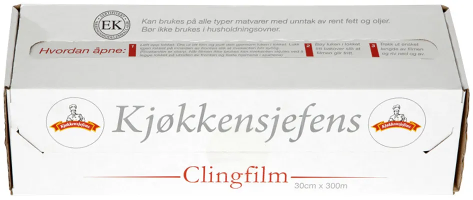 CLINGFILM CUT BOX 30CMX300M KJ.SJEF CLINGFILM CUT BOX 30CMX300M KJ.SJEF