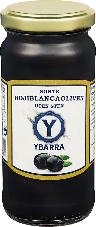 Ybarra Sorte Hojiblancaoliven Uten Sten 12x230g