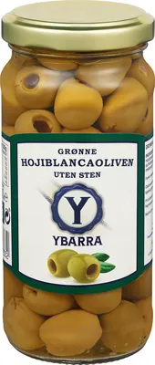 Ybarra Grønne Hojiblancaoliven Uten Sten 230g
