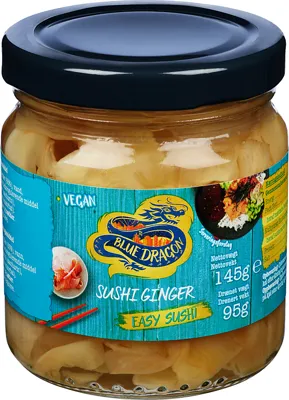 Blue Dragon Sushi Ingefær 145g