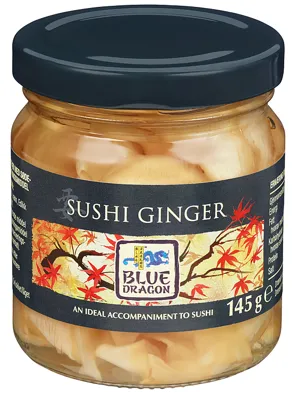 BLUE DRAGON SUSHI INGEFÆR 145G BLUE DRAGON SUSHI INGEFÆR 145G