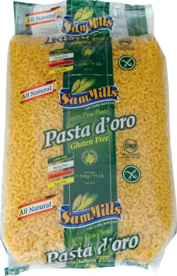 Pasta D'Oro Maispasta Makaroni Glutenfri 2x5kg