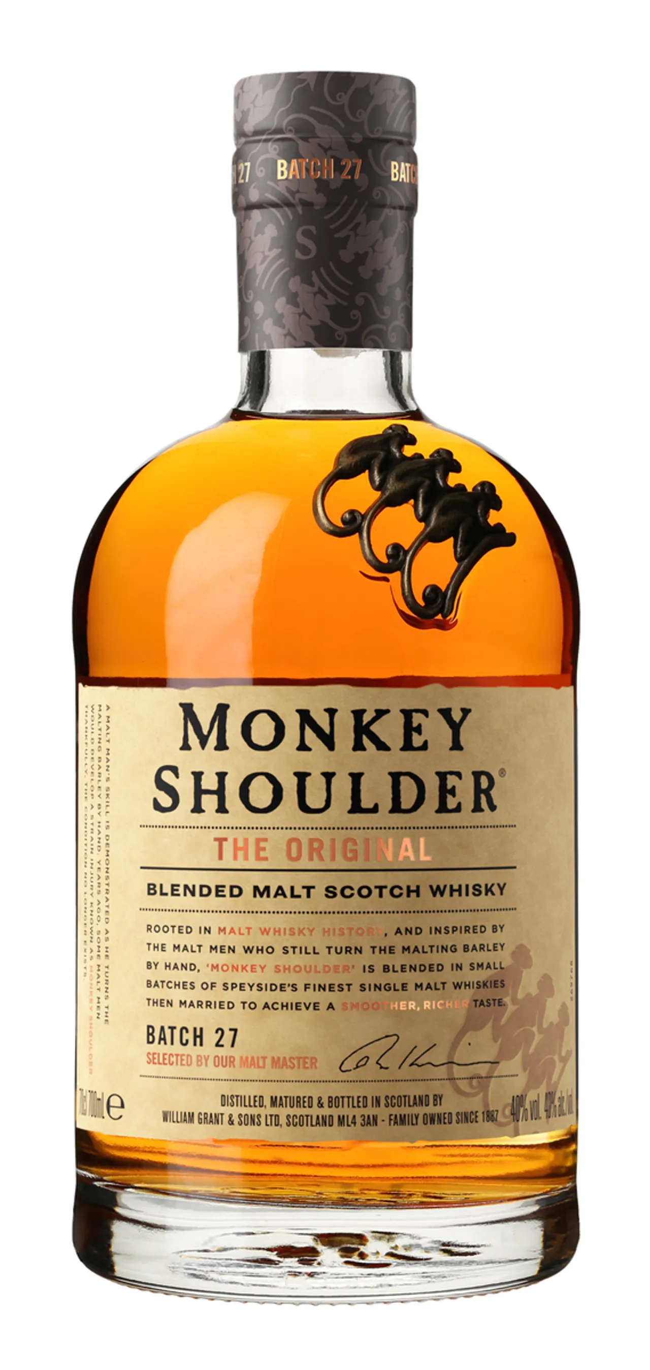 MONKEY SHOULDER MALTWHISKY 40% 70CL