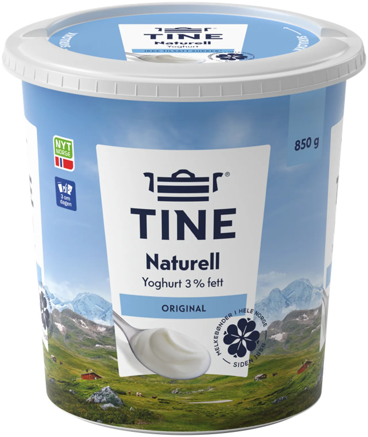 YOGHURT NATURELL 850G TINE