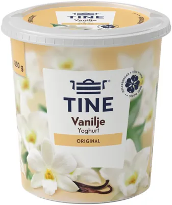 YOGHURT VANILJE 850G TINE YOGHURT VANILJE 850G TINE