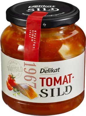 DELIKAT TOMATSILD 380G DELIKAT TOMATSILD 380G