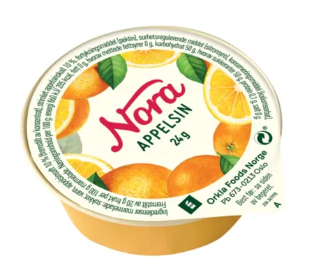 APPELSINMARM PORSJ 24G NORA APPELSINMARM PORSJ 24G NORA