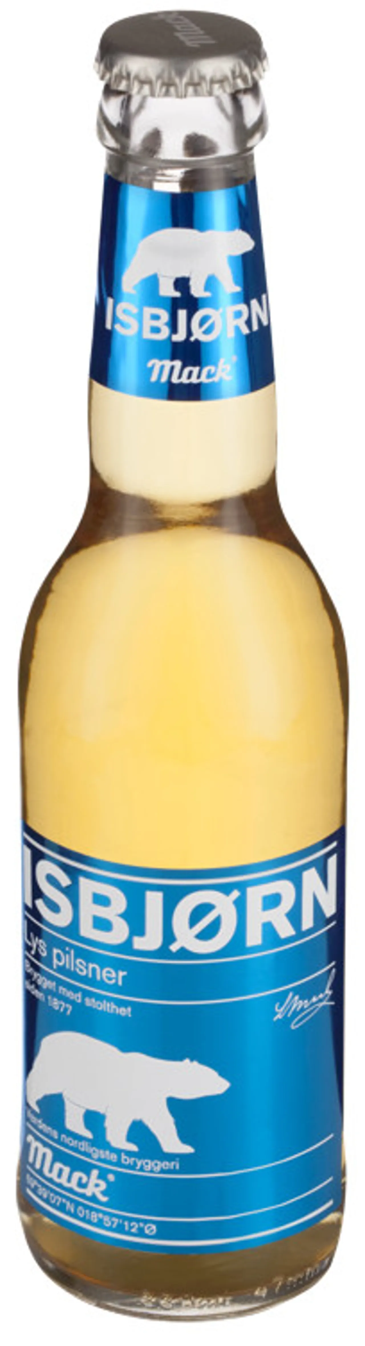 ISBJØRN 0,33L FL ENGL MACK