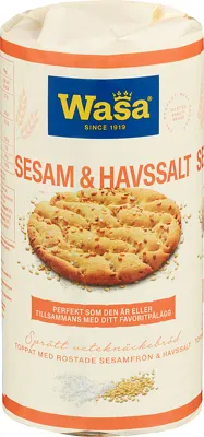 Wasa Knekkebrød Runda Sesam&Havsalt 290g