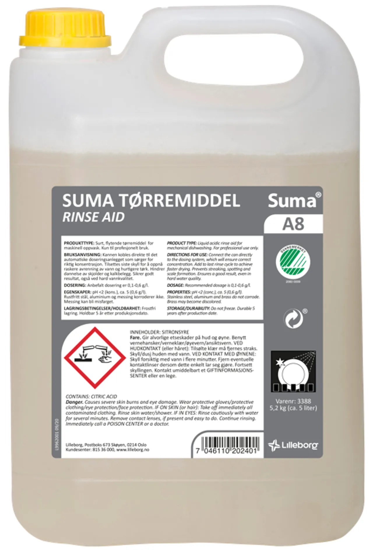 RENAX POWERRINSE PLUS A8 3X5,2KG