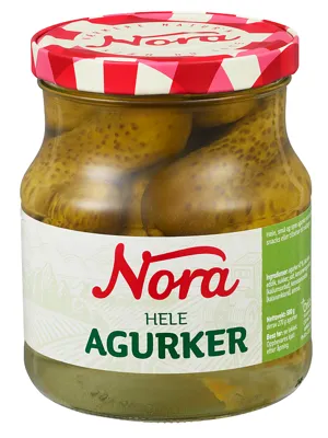 Agurker Hele 580g Nora