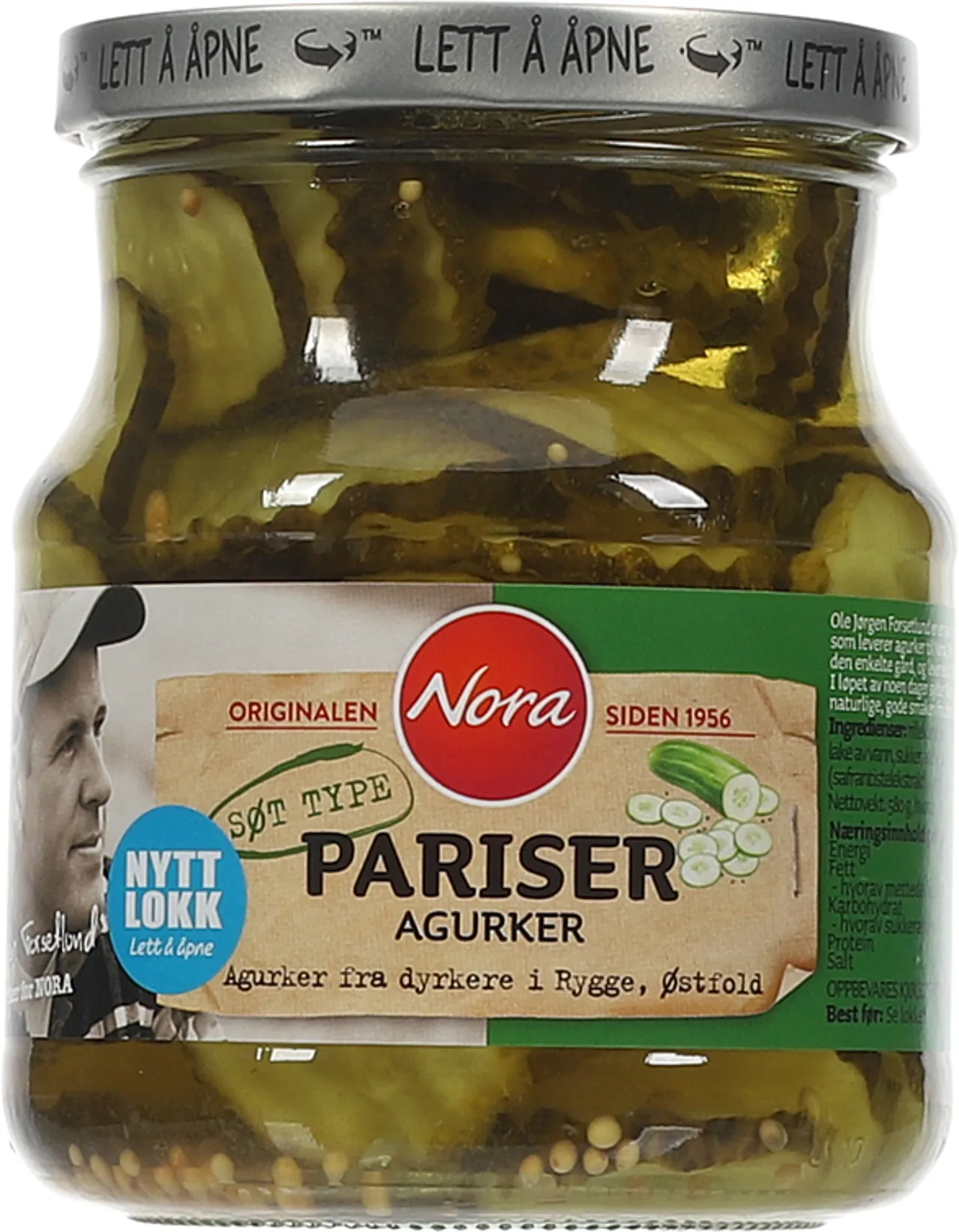 PARISERAGURKER 580G NORA