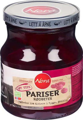 Pariserrødbeter 580g Nora