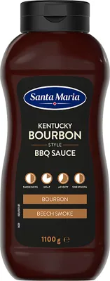 Bourbon Bbq Sauce 1100g Santa Maria
