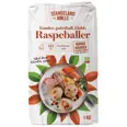 RASPEBALLER 1KG STANGELAND MØLLE