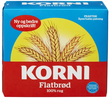 KORNI FLATBRØD PK 275G KAVLI KORNI FLATBRØD PK 275G KAVLI