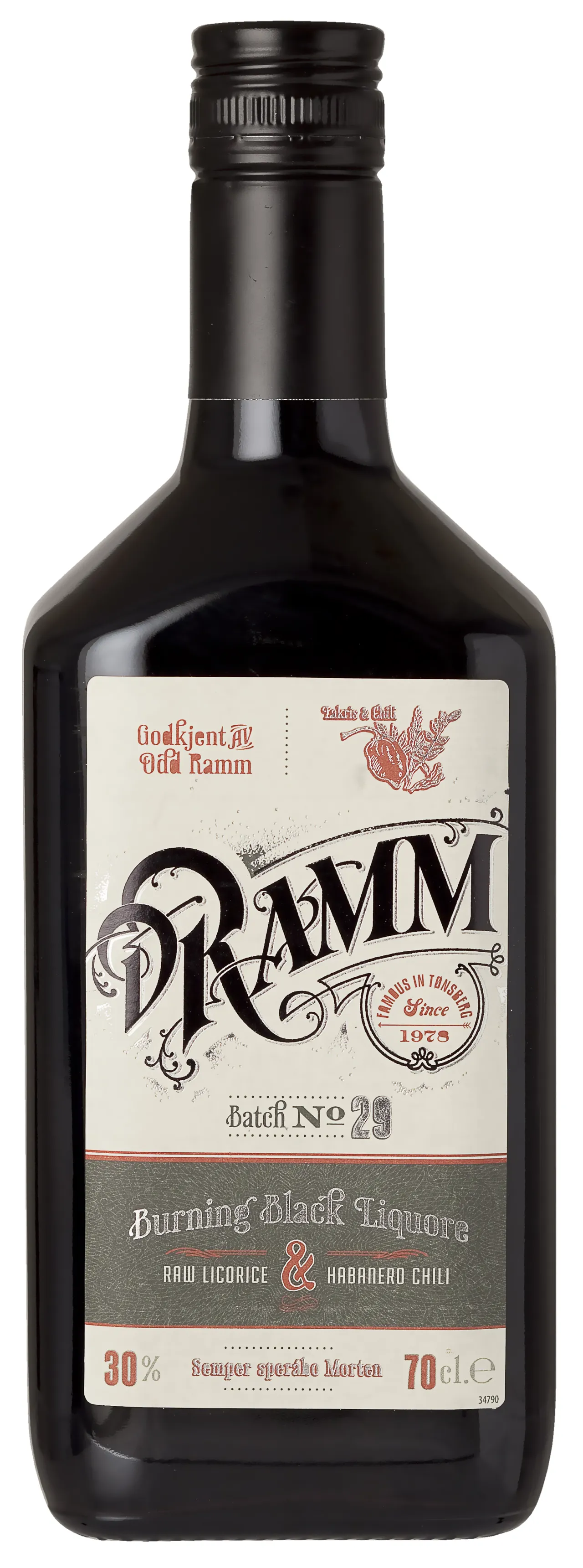 DRAMM LAKRIS OG CHILI 30% 70CL