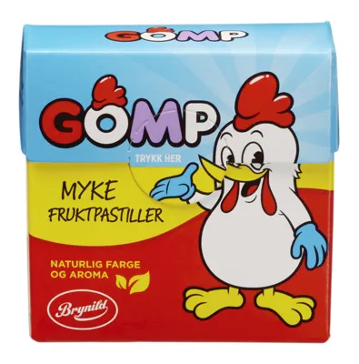 Brynild Gomp Fruktpastiller 25g
