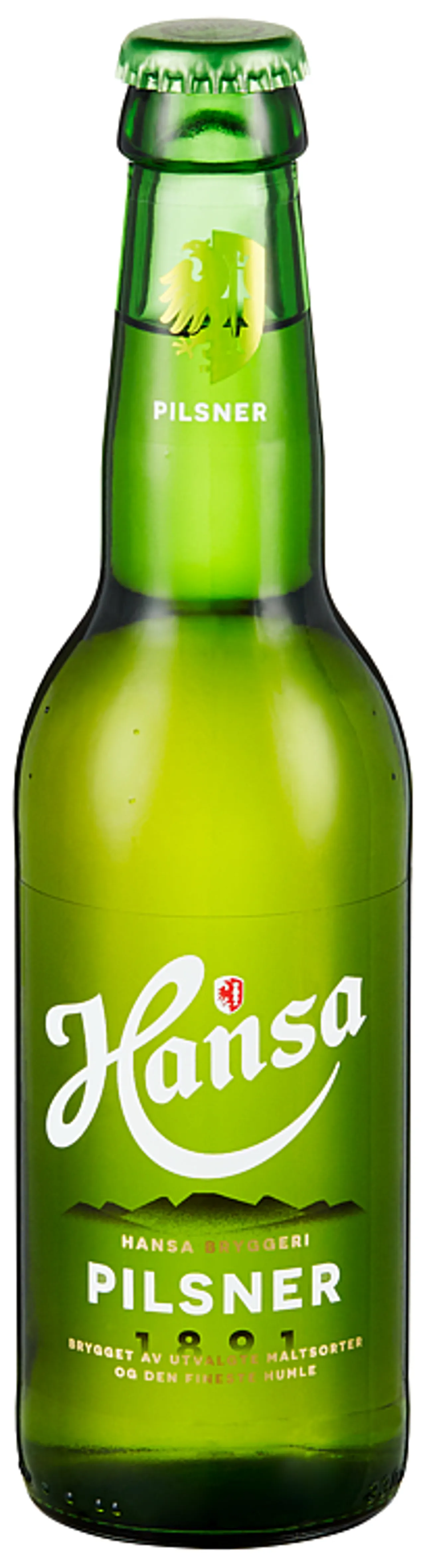 HANSA PILSNER 0.33L FLASKE
