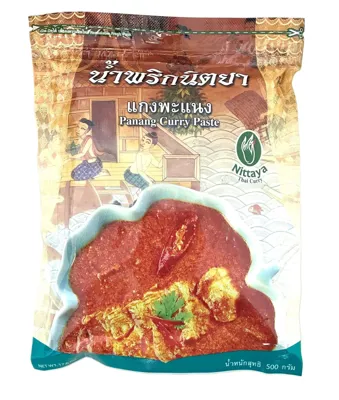 Panang Curry Paste 500g Nittaya/3500444 (A/V)