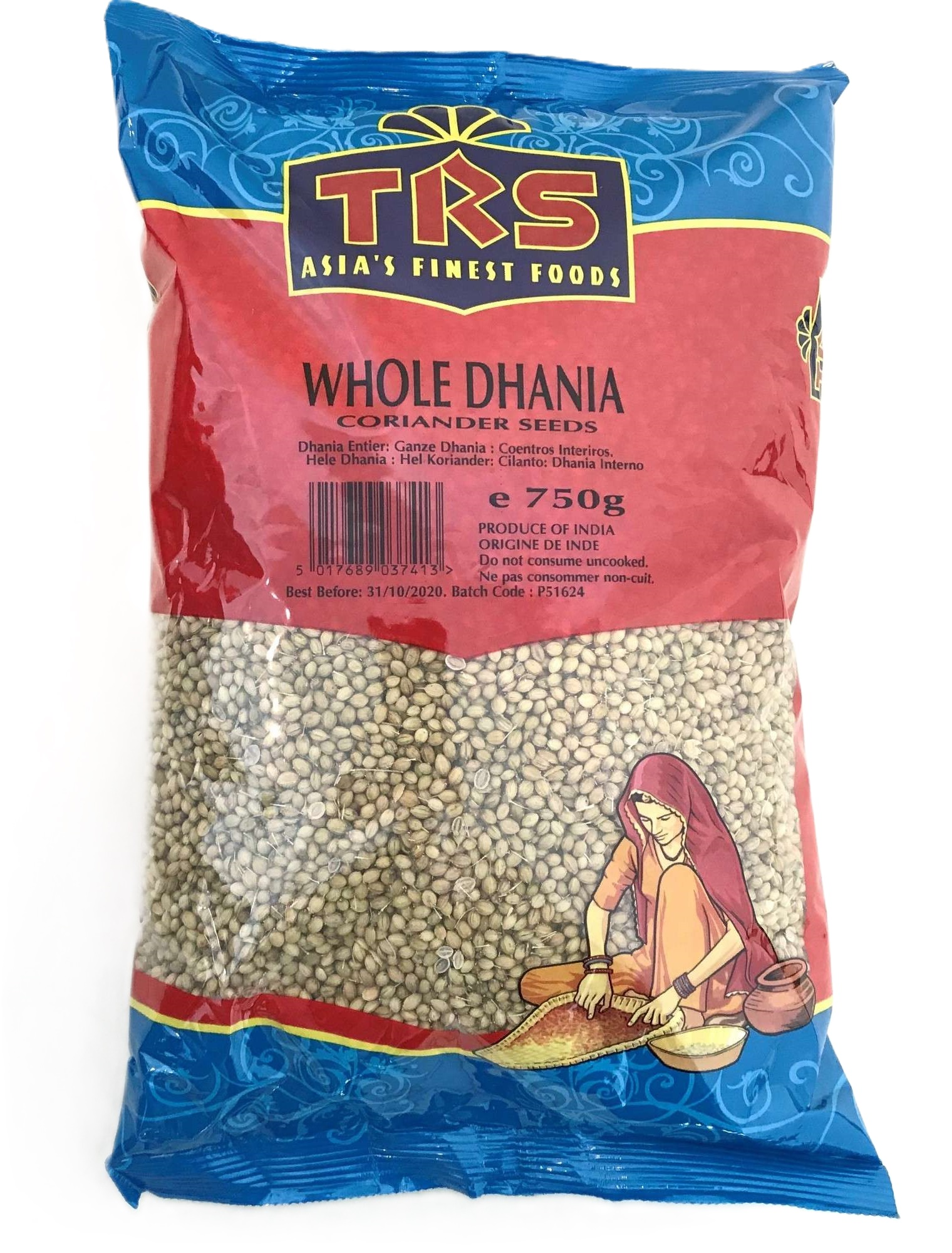 KORIANDER HELE DHIANA 750 GR. TRS (101189)