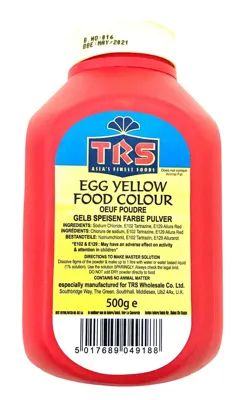 EGG YELLOW FOOD COLOUR TRS 500G (20 X 500 GR) (101805) EGG YELLOW FOOD COLOUR TRS 500G (20 X 500 GR) (101805)