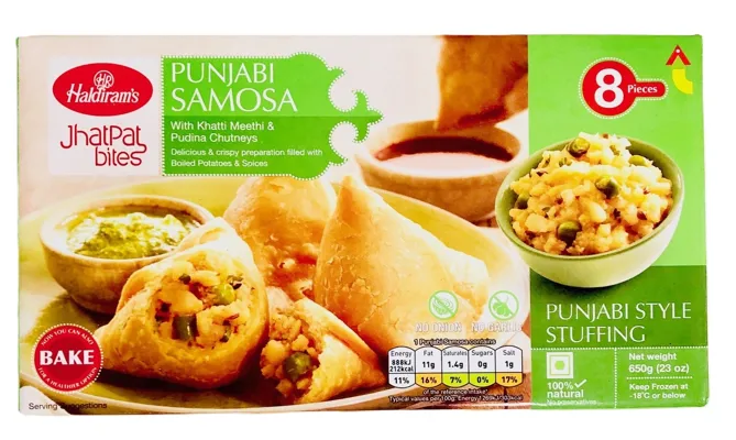 HALDIRAM PUNJABI SAMOSA VEGAN 460G (F.D) HALDIRAM PUNJABI SAMOSA VEGAN 460G (F.D)