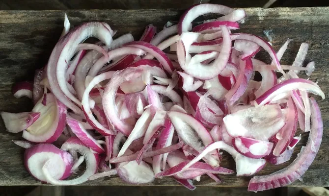 Rødløk I Skiver 1kg