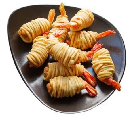 FROZEN POTATO TWIST SHRIMP 12X(32PCSX25G) FROZEN POTATO TWIST SHRIMP 12X(32PCSX25G)