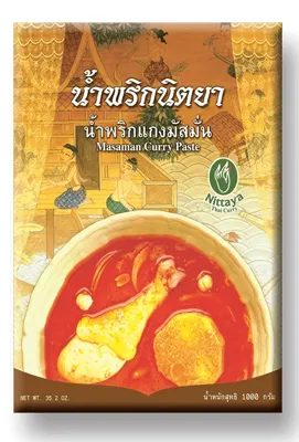 CURRY PASTE MASAMAN NITTAYA 1KG CURRY PASTE MASAMAN NITTAYA 1KG
