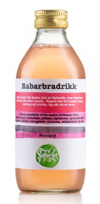 RABARBRADRIKK ØKOLOGISK 0,25L RABARBRADRIKK ØKOLOGISK 0,25L