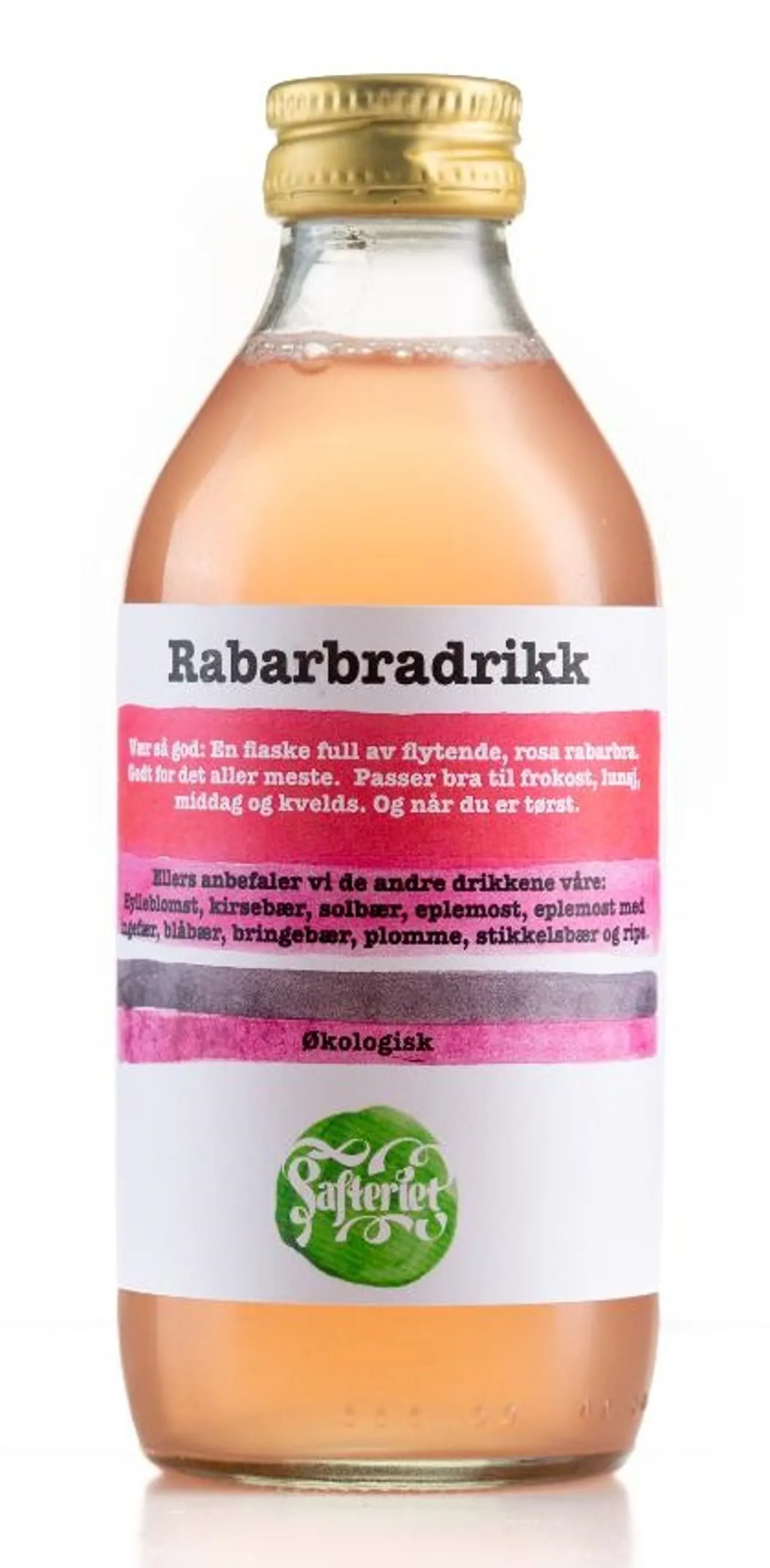 RABARBRADRIKK ØKOLOGISK 0,25L